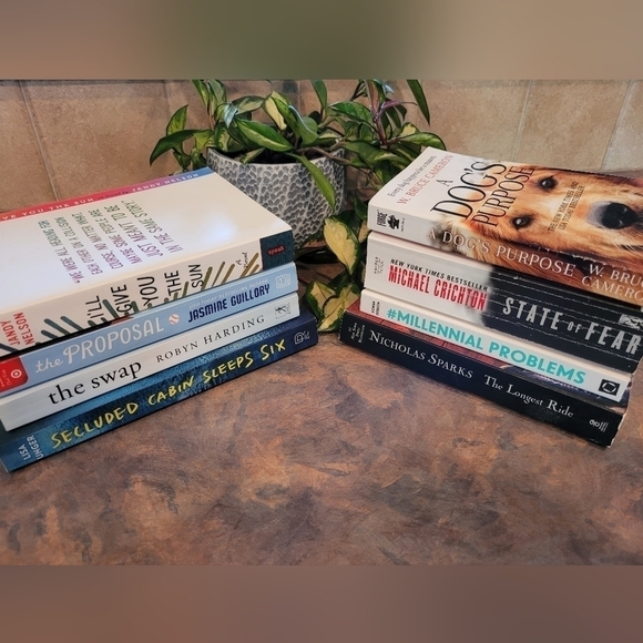 VARIOUS AUTHORS Bundle of 8 Books, Various Genre - Picture 1 of 16